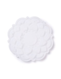 Molde de silicona  portavelas de Mándala