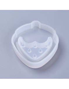 Molde de silicona en forma de Fresa