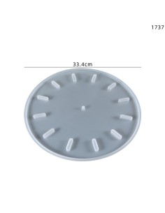 Molde de silicona de reloj de 33 cm