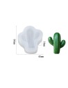 Molde de silicona en forma de cactus